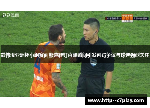 戴伟浚亚洲杯小组赛面部遭鞋钉直踹瞬间引发判罚争议与球迷强烈关注
